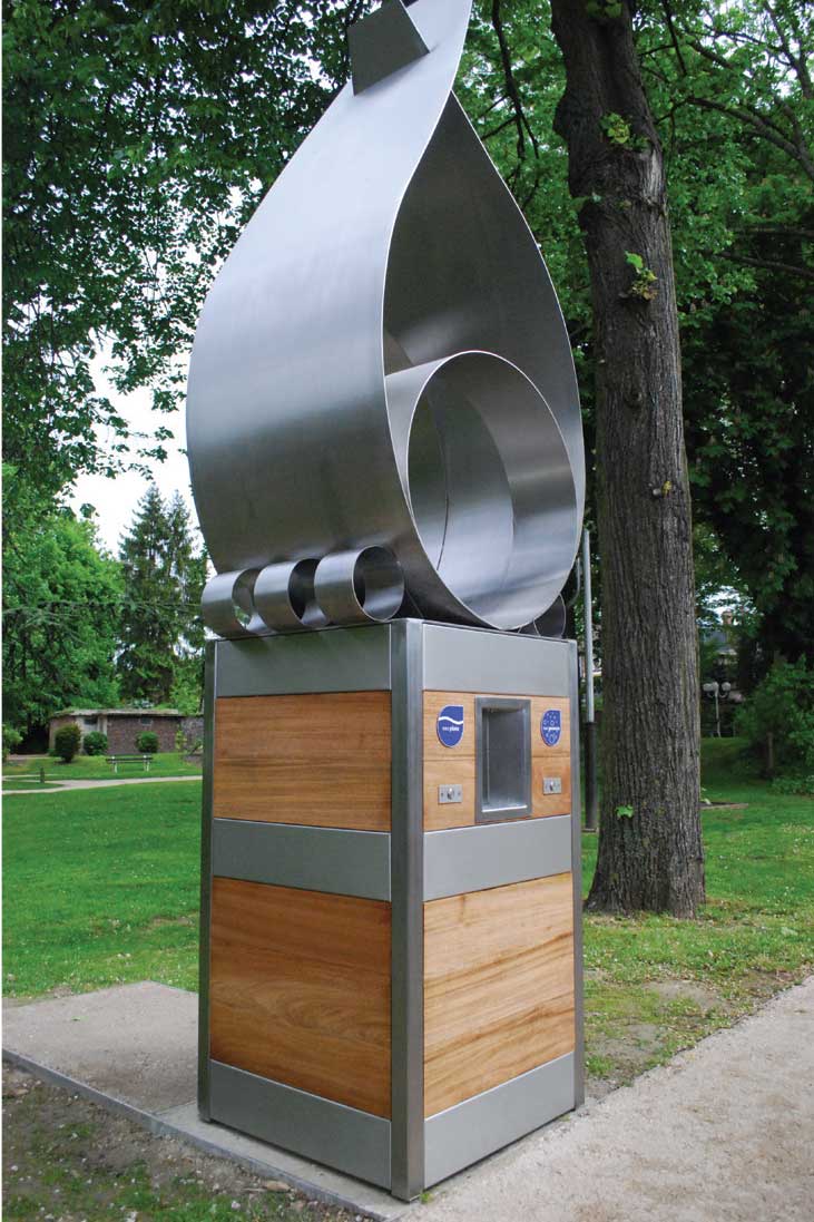 Une fontaine publique d’eau gazeuse, c’est fou !