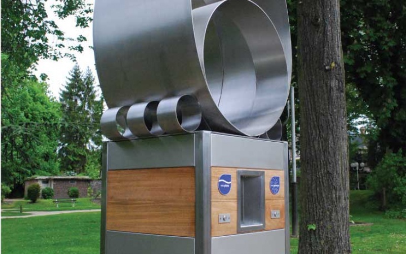 Une fontaine publique d’eau gazeuse, c’est fou !