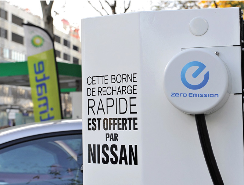 Première borne de recharge rapide dans Paris