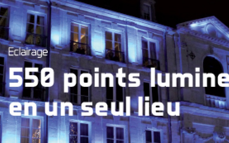 550 points lumineux en un seul lieu