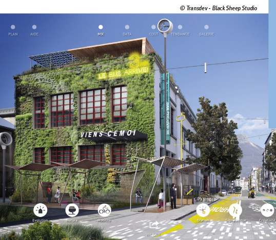 Une tablette pour dessiner leur quartier. Tablette en main, ils dessinent leur quartier
