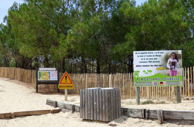 Une plage "zéro poubelle " au Porge