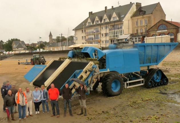 ​Une commune normande expérimente un système de ramassage des algues