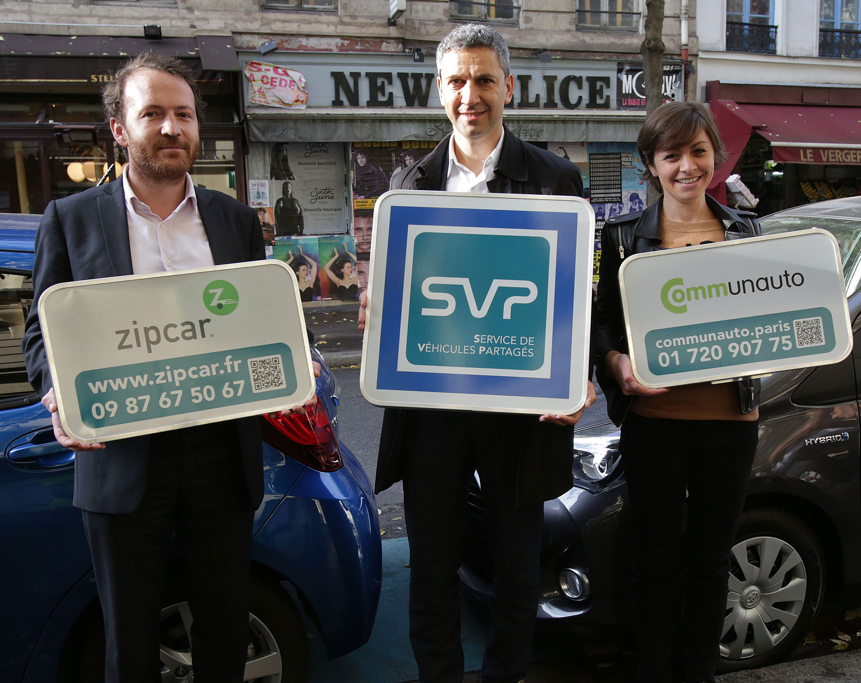 Des voitures partagées