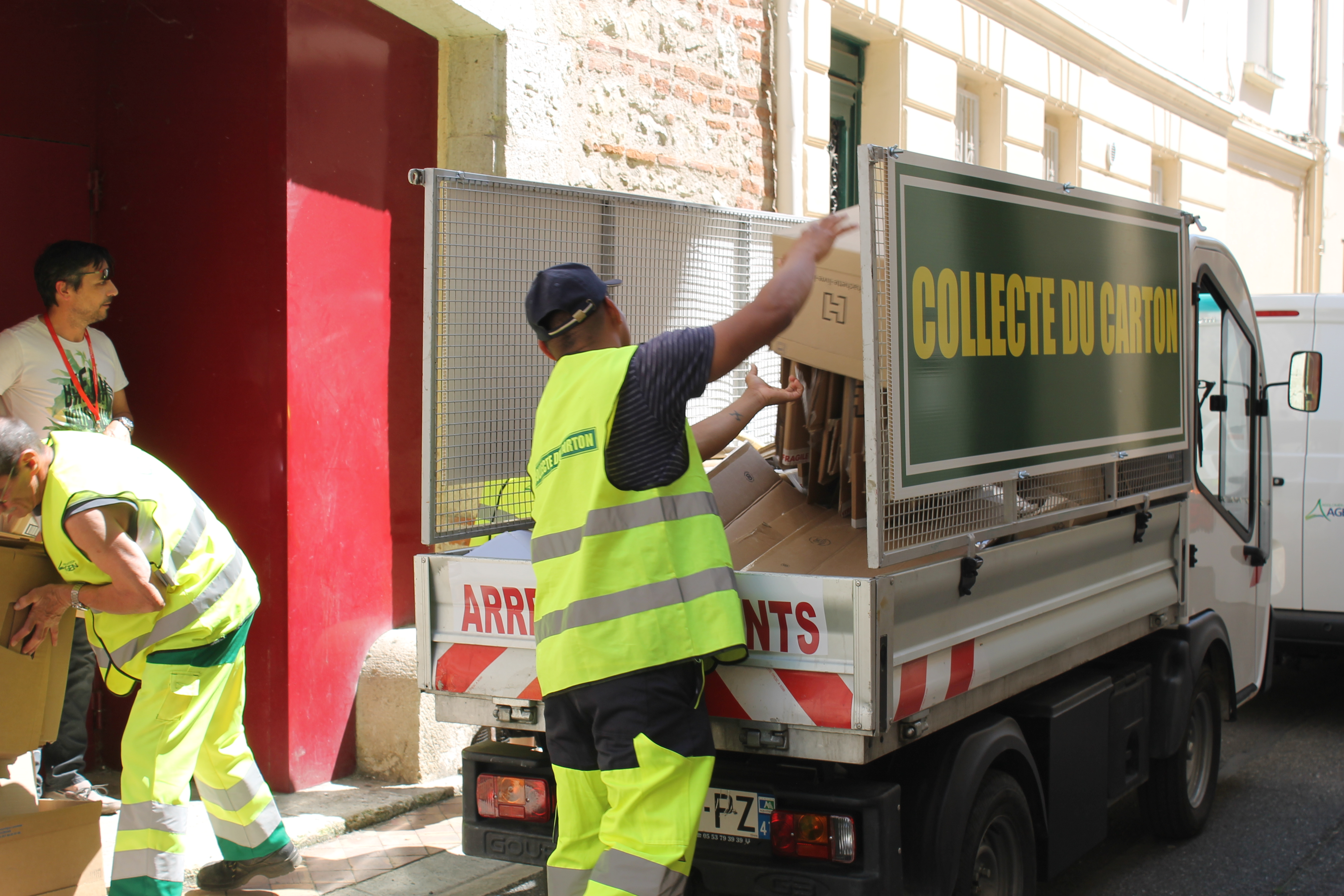 Agen – collecte des cartons