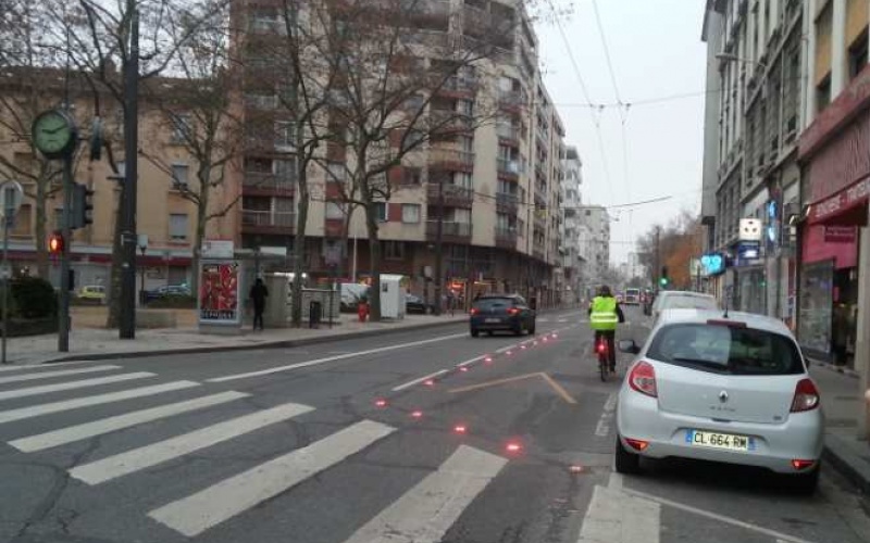 Lyon – voie bus dynamique