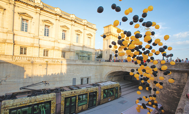 Montpellier : le tramway fait voyager en odorama