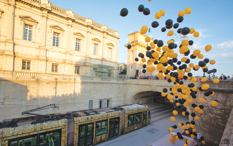 Montpellier : le tramway fait voyager en odorama