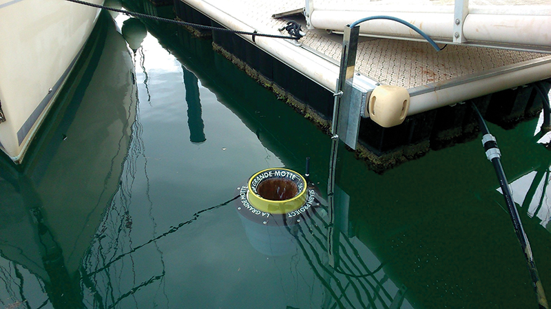 Une poubelle pour que la mer n'en devienne pas une ...