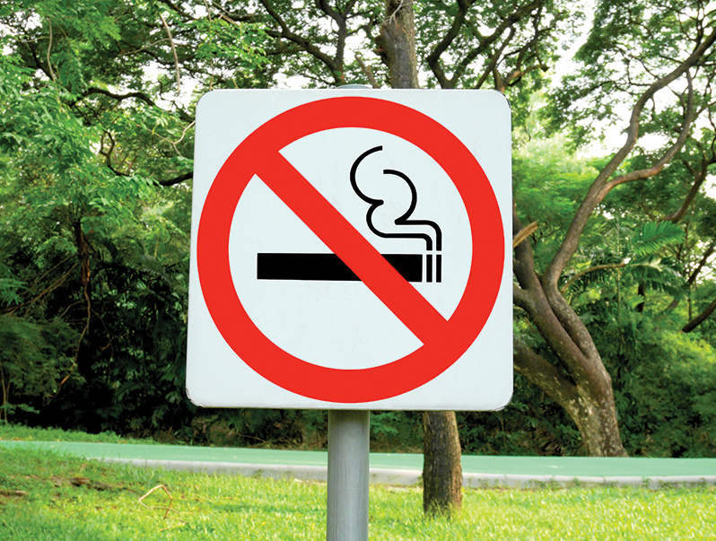 La ville interdit la cigarette dans ses parcs et jardins