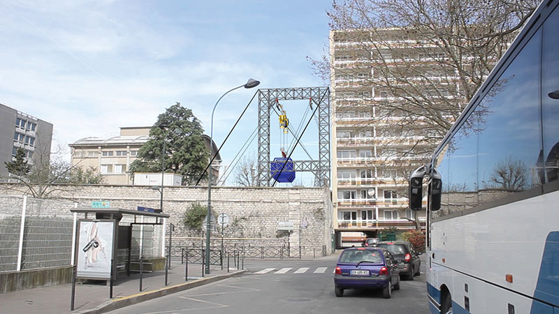 Gestion de chantier : les gravats transiteront via un téléphérique