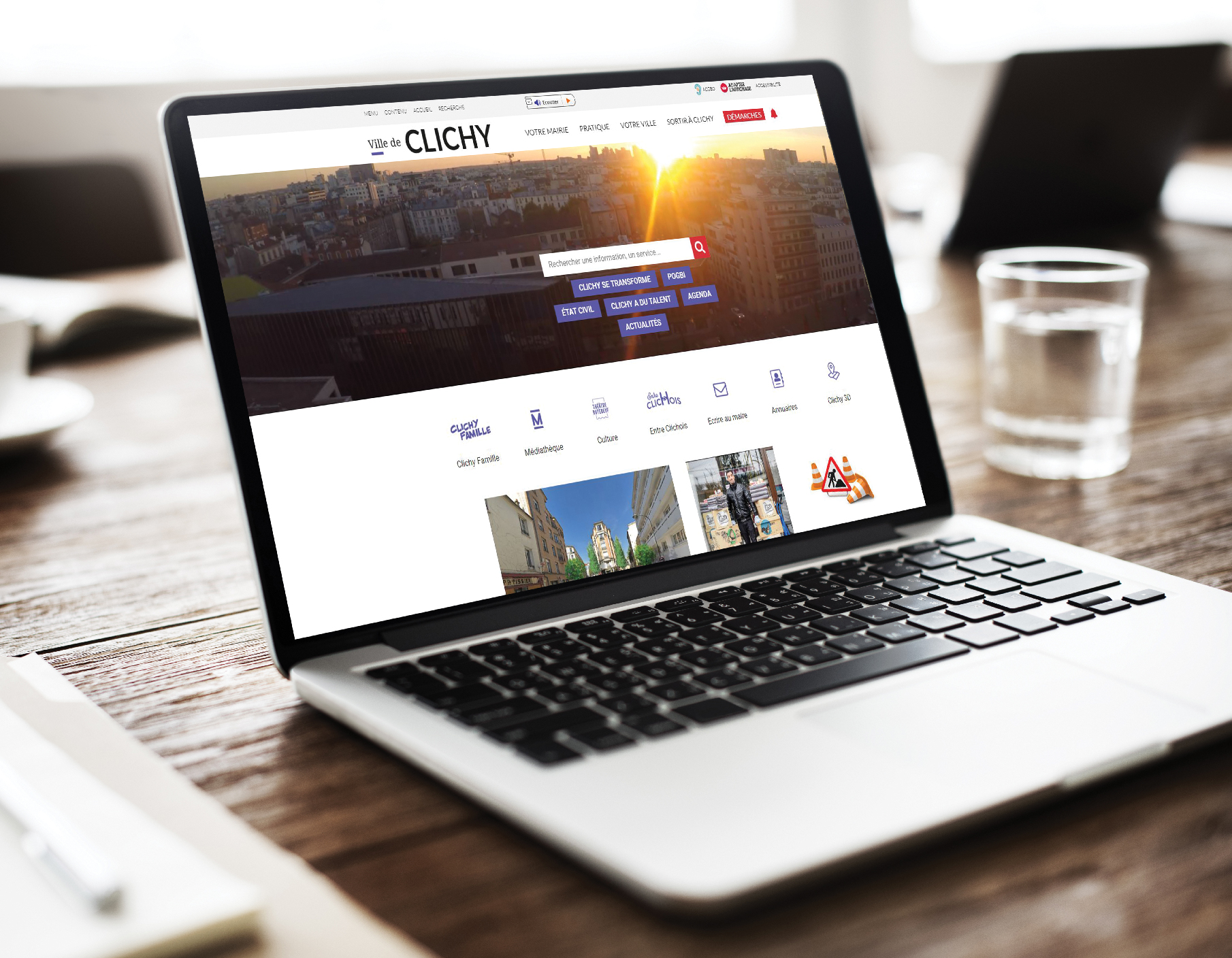 Clichy : un site web modernisé et pensé pour la mobilité