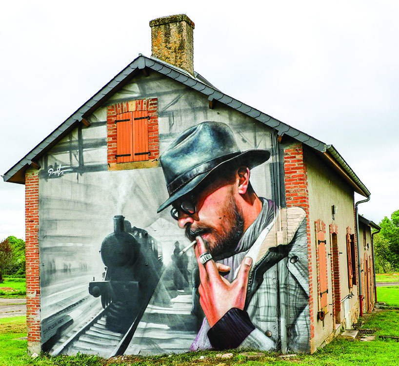LUCY-LEVIS : L'ANCIEN CENTRE DE FORMATION DES PTT TRANSFORME EN TEMPLE DU STREET ART