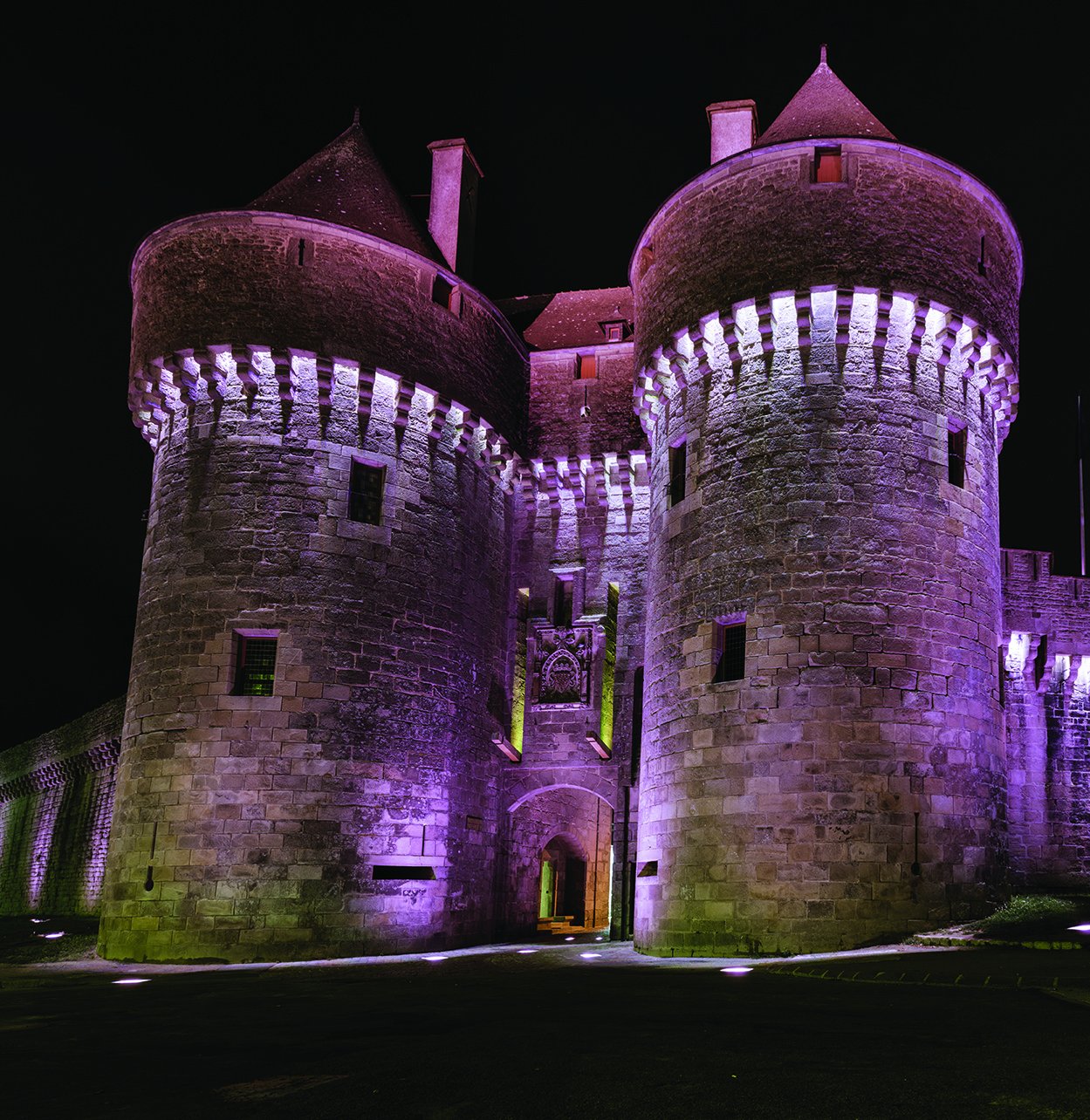 Expérimentation : Guérande teste la réduction de son éclairage public