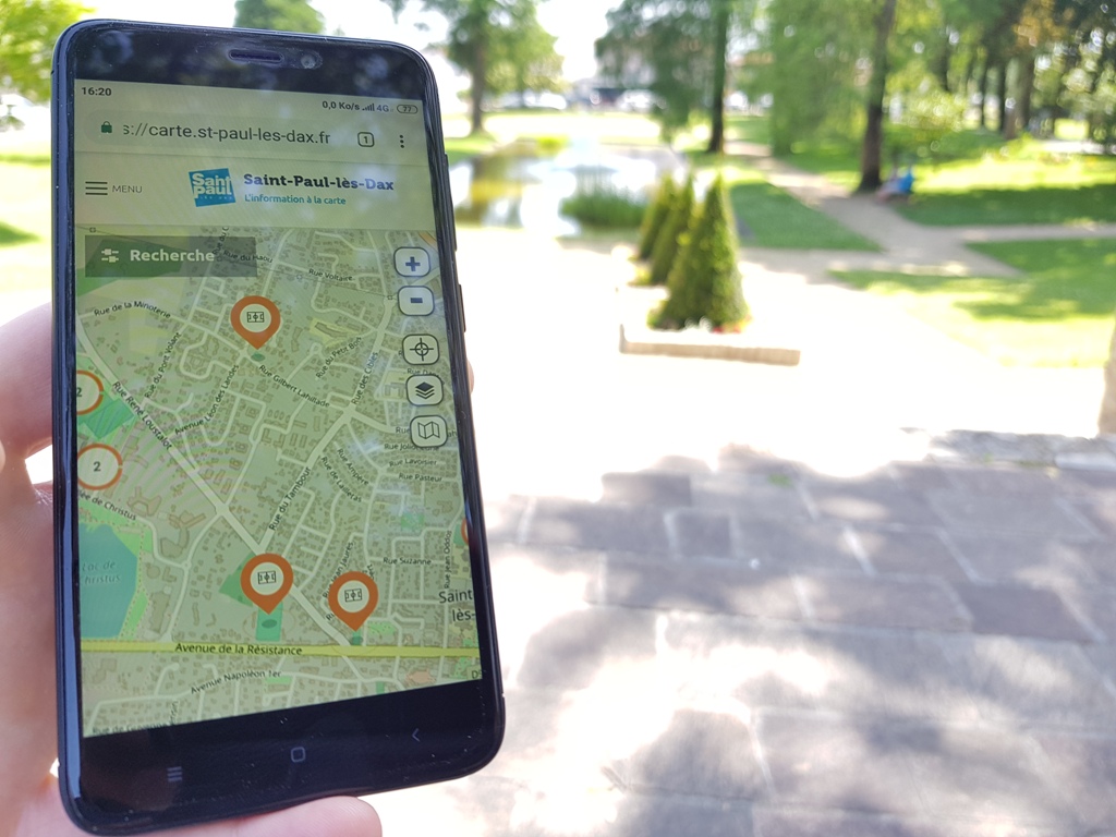 Saint-Paul -lès-Dax : une cartographie pour géolocaliser les commerces ouverts et les services disponibles