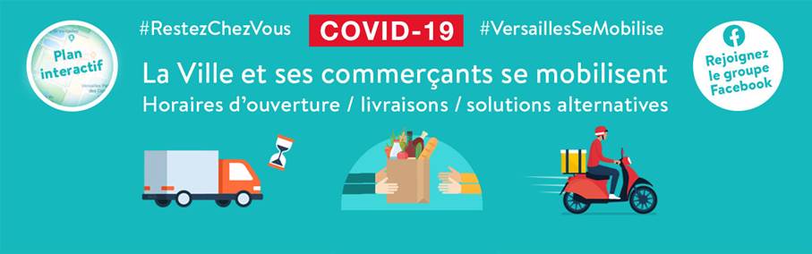 La Ville de Versailles renonce au paiement des loyers et des droits de terrasse