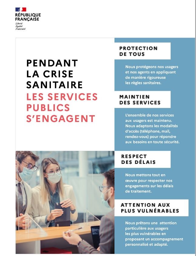 Confinement acte 2 : une charte pour la continuité des services publics