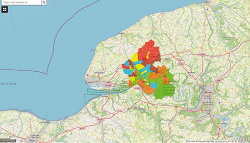 Comment Caux-Seine agglo se construit grâce à la cartographie ?